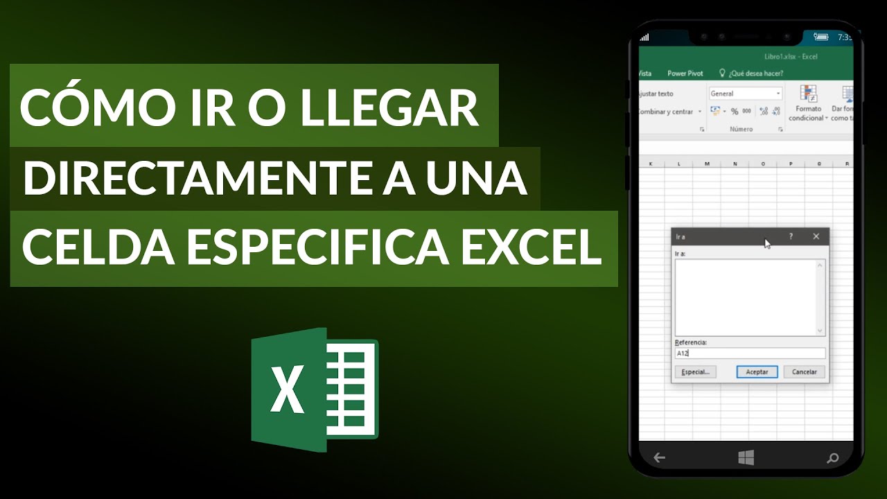 ¿Cómo seleccionar una celda específica en Excel?